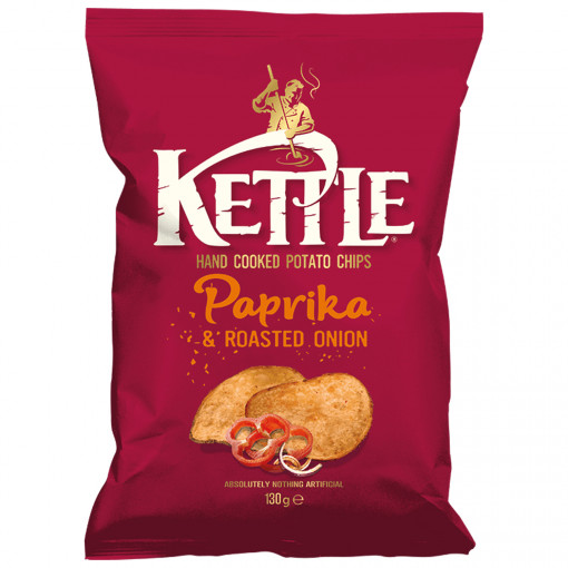 Chips Paprika & Roasted Onion van Kettle Chips