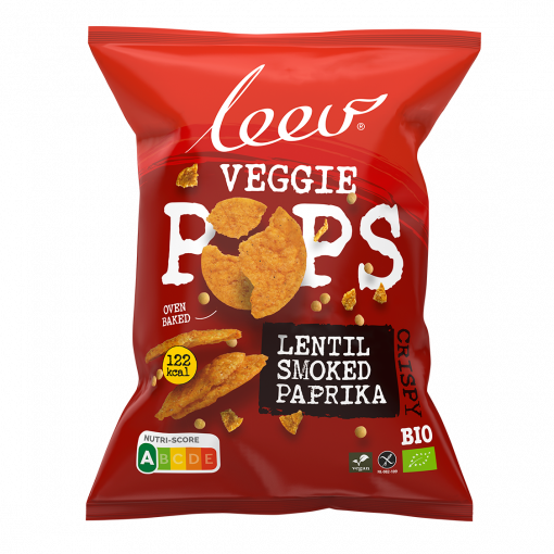 Veggie Pops Smoked Paprika  van Leev