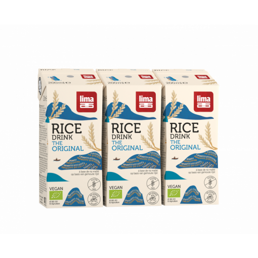 Rijstmelk Original Mini 3-pack van Lima