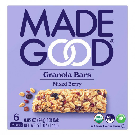 Granola Bars Mixed Berry van Made Good