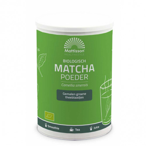Matcha Poeder Biologisch 125 gram van Mattisson