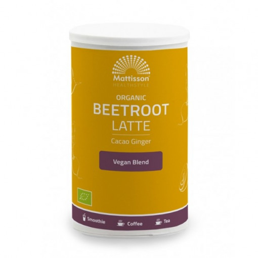 Beetroot Latte - Gember Cacao Biologisch van Mattisson