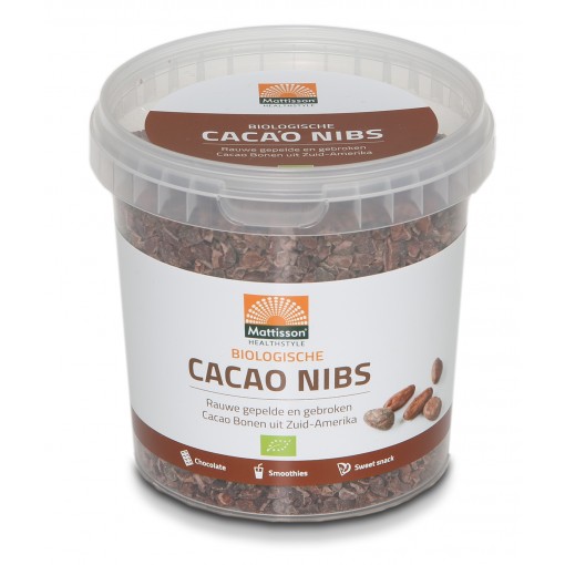 Cacao Nibs Biologisch 400 gram van Mattisson