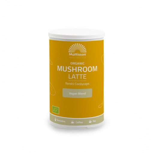 Mushroom Latte Reishi - Cordyceps van Mattisson