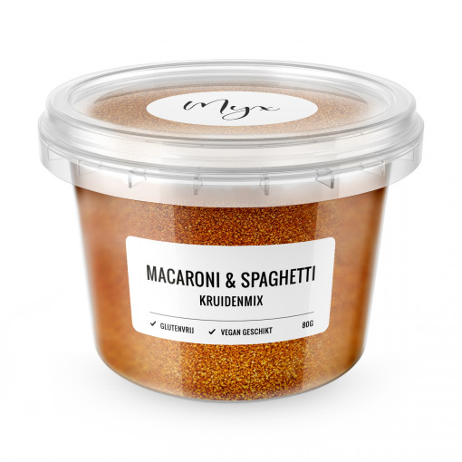 Kruidenmix Macaroni Spaghetti Beker van Myx
