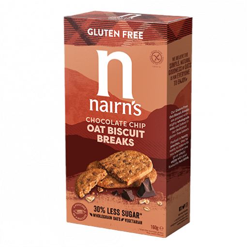 Biscuit Breaks Haver & Chocolate Chip van Nairn's