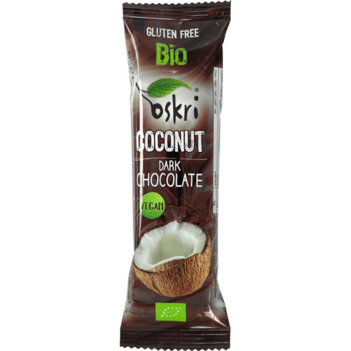 Coconut Dark Chocolate Bar van Oskri