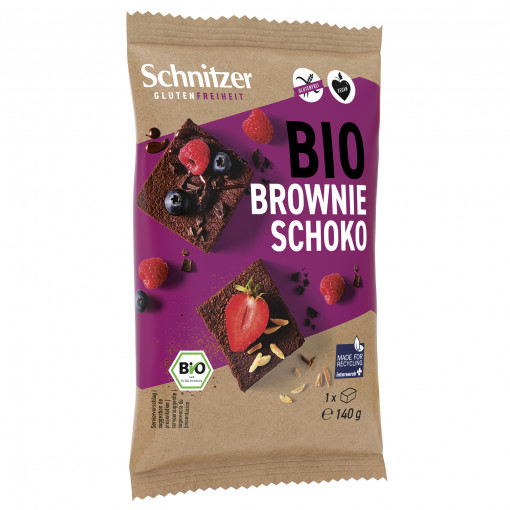 Vegan Chocolade Brownie  van Schnitzer
