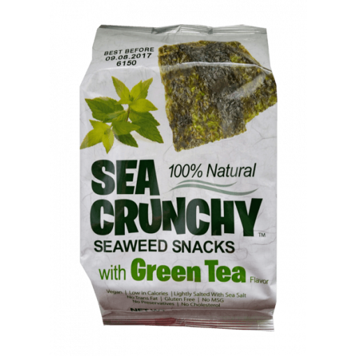 Seaweed Snack Green Tea van Sea Crunchy