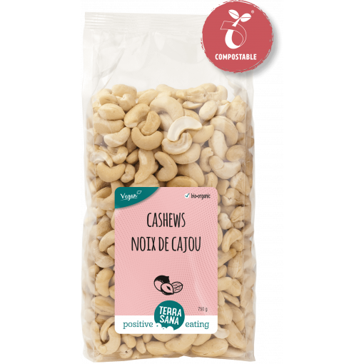 Cashewnoten Ongeroosterd & Ongezouten 750 gram van Terrasana