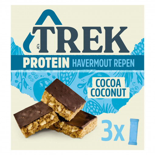 3-pack Protein Havermout Repen Cocoa Coconut  van TREK
