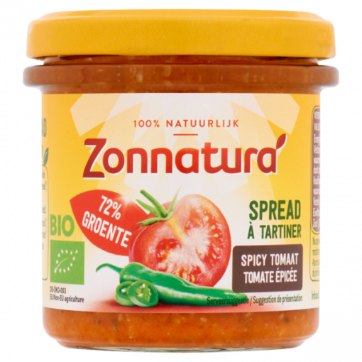 Groentespread Spicy Tomaat van Zonnatura