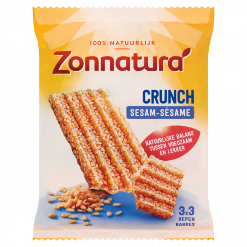 Sesam Crunch Repen 3-Pack van Zonnatura