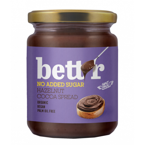 Bettr Hazelnoot Cacao Spread Zonder Toegevoegde Suiker