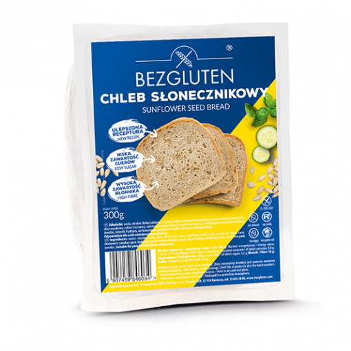 Bezgluten Zonnebloempittenbrood Gesneden