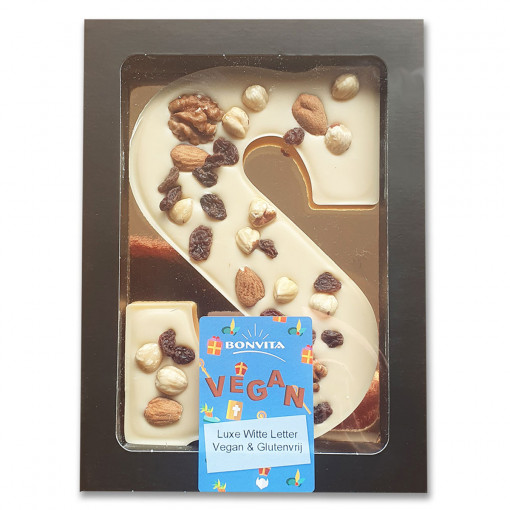 Bonvita Luxe Vegan Chocoladeletter Wit