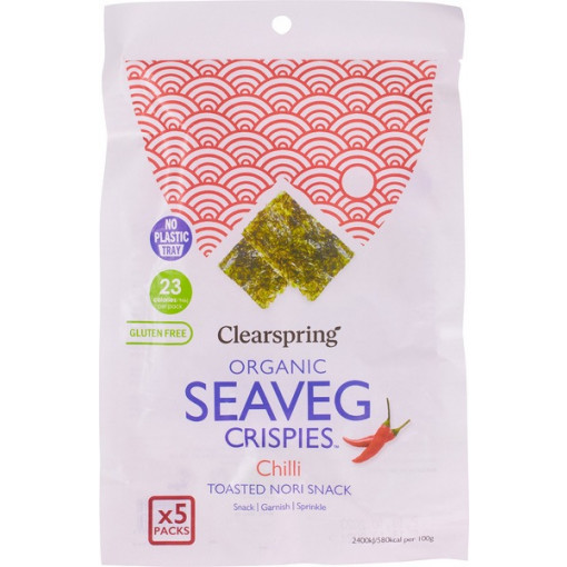 Clearspring Zeewier Snack Chili 5-Pack