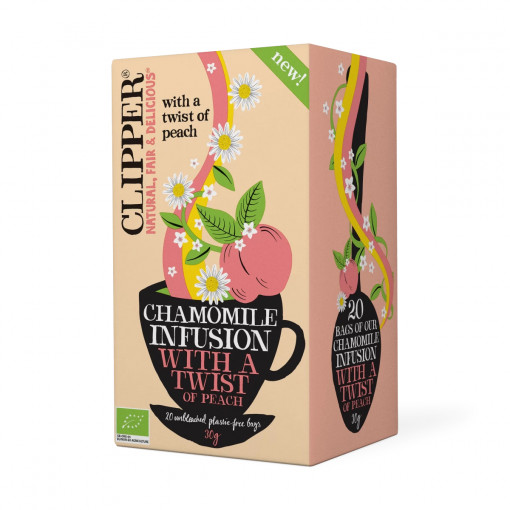 Clipper Chamomile Infusion Tea With A Twist Of Peach