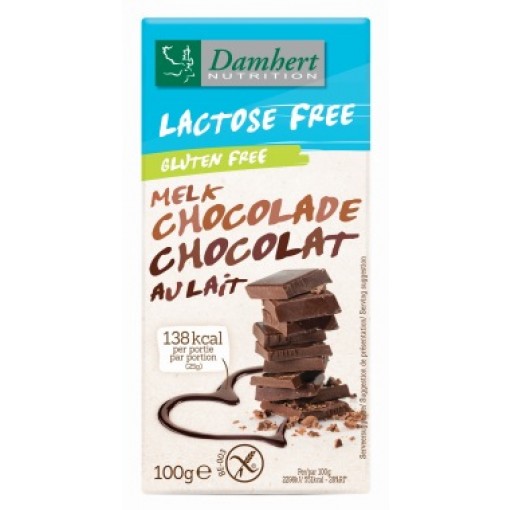 Damhert Melkchocolade Lactosevrij