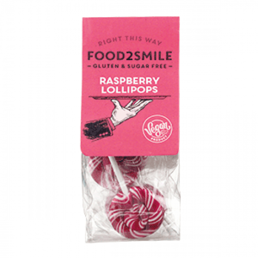 Food2Smile Raspberry Lollipops