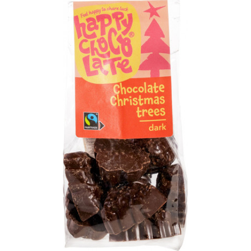 Happy Chocolate Kerstboompjes Puur 