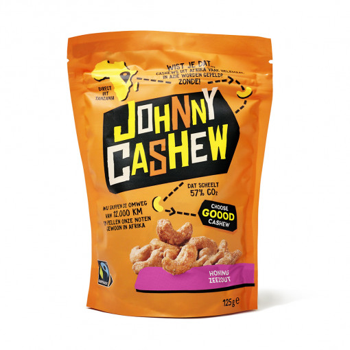 Johnny Cashew Cashewnoten Honing Zeezout