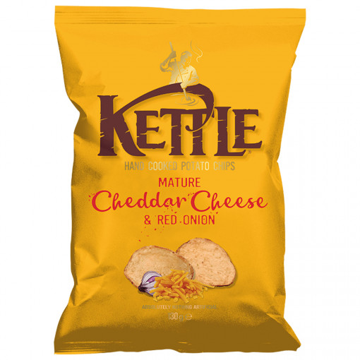 Kettle Chips Chips Cheddar Cheese & Red Onion