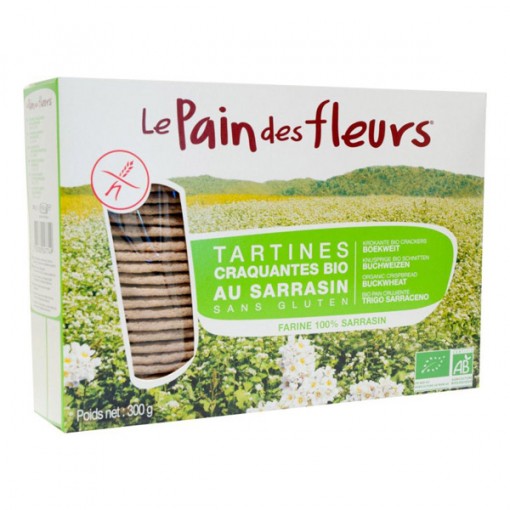 Le Pain des Fleurs Boekweit Crackers Groot