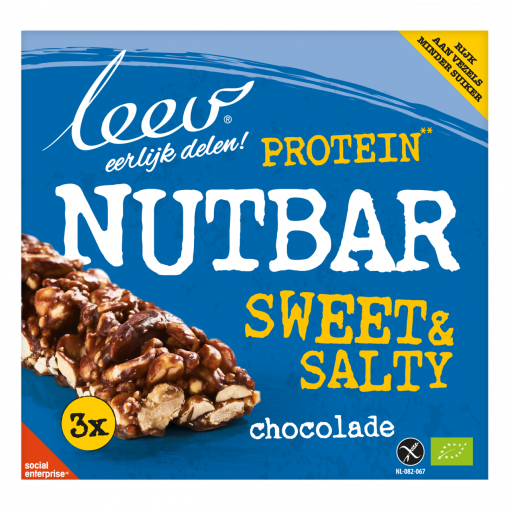 Leev Protein Nutbar Chocolade 3-pack