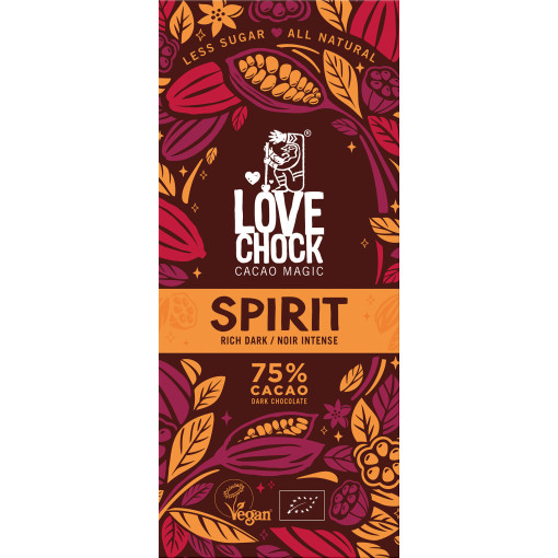 Lovechock Chocoladereep SPIRIT Rich Dark 