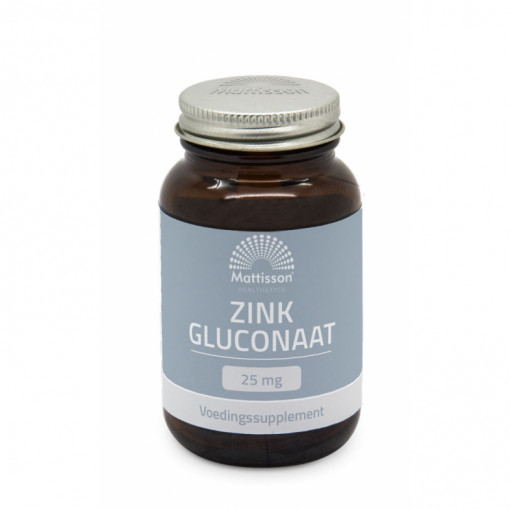 Mattisson Zink Gluconaat 25 mg