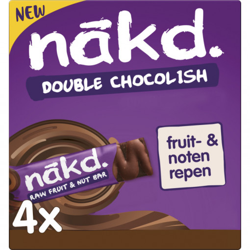 Nakd 4-pack Double Chocolish