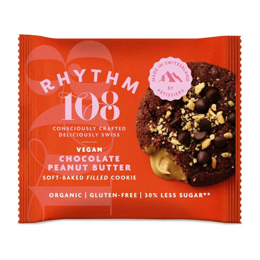 Rhythm 108 Vegan Chocolate Peanut Butter Cookie