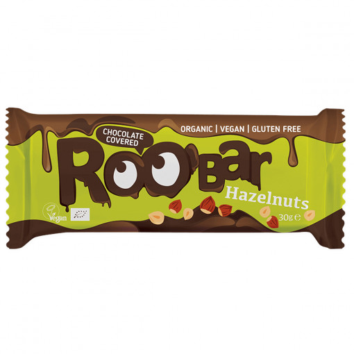 Roobar Chocolate Covered Hazelnuts Bar