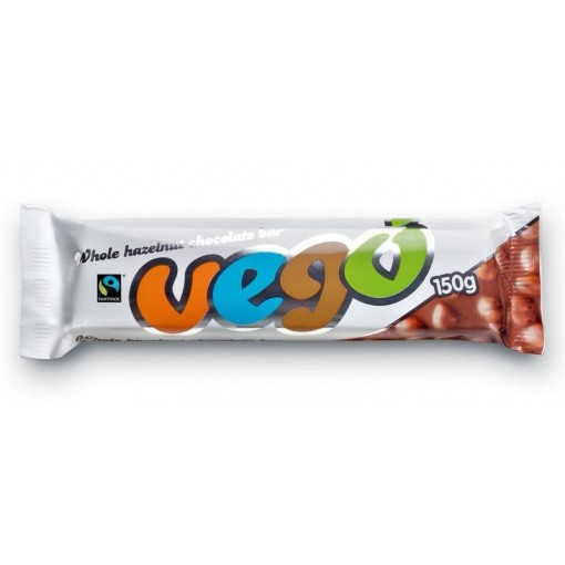Vego Chocoladereep met Hele Hazelnoten (150 gram)
