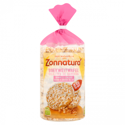 Zonnatura Boekweitwafels Quinoa & Lijnzaad